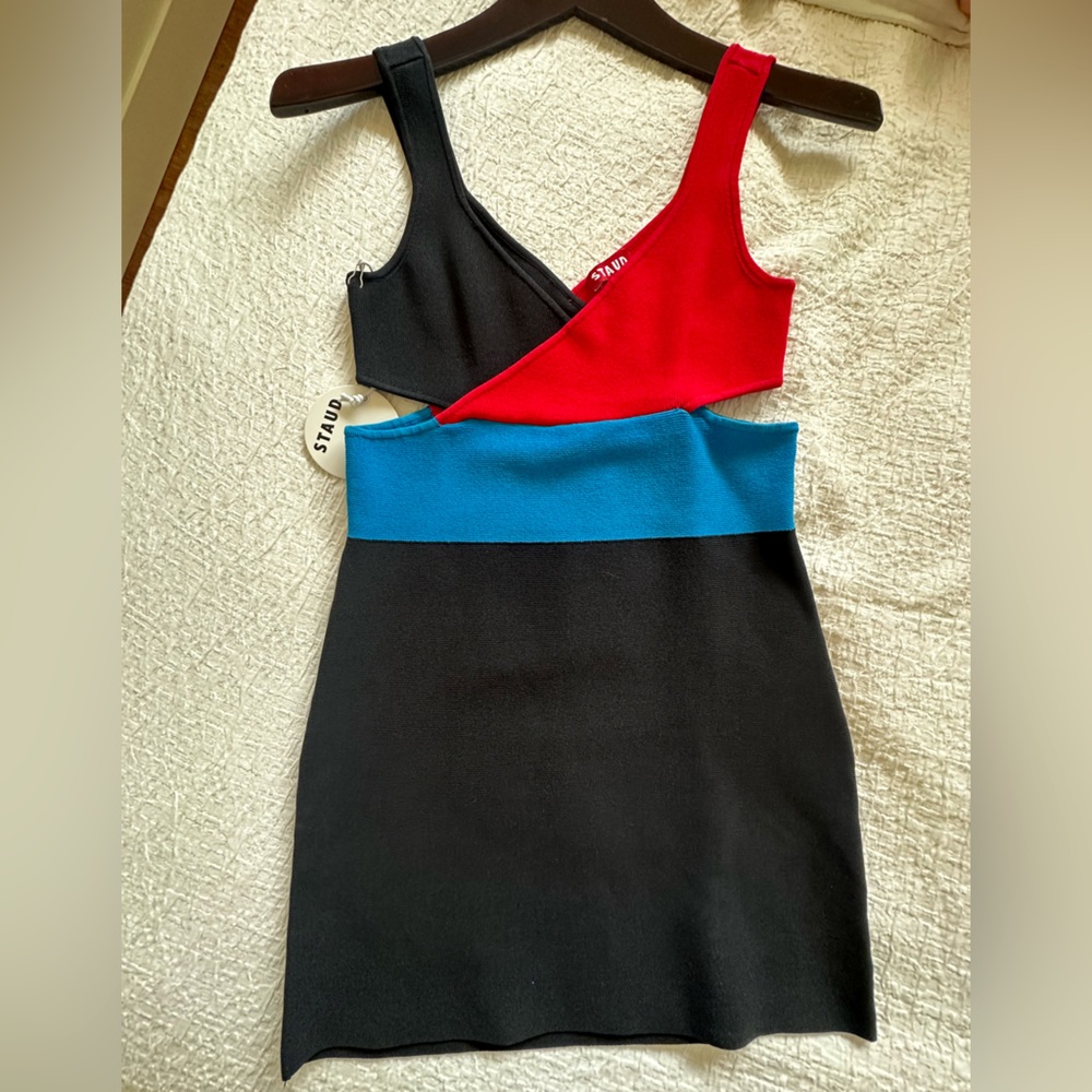 STAUD body-con cutout dress